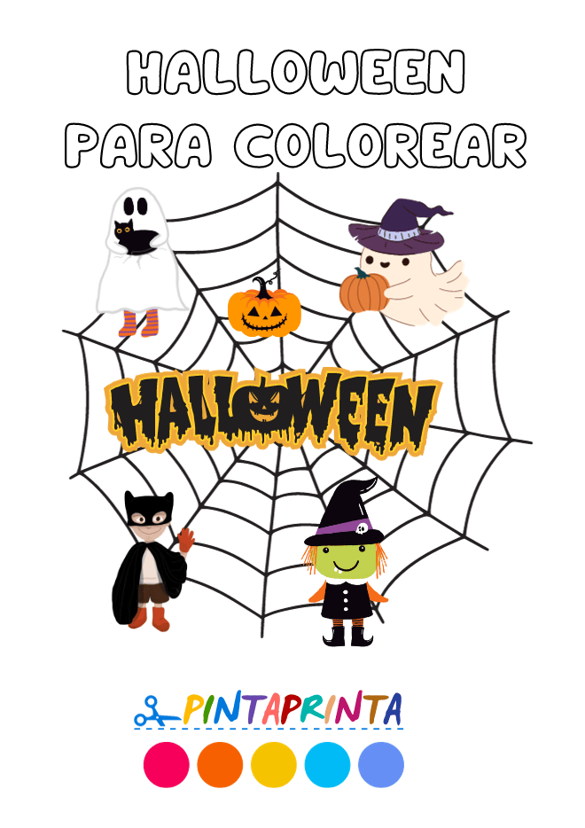 dibujos de halloween para colorear