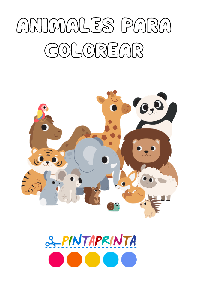 animales para colorear