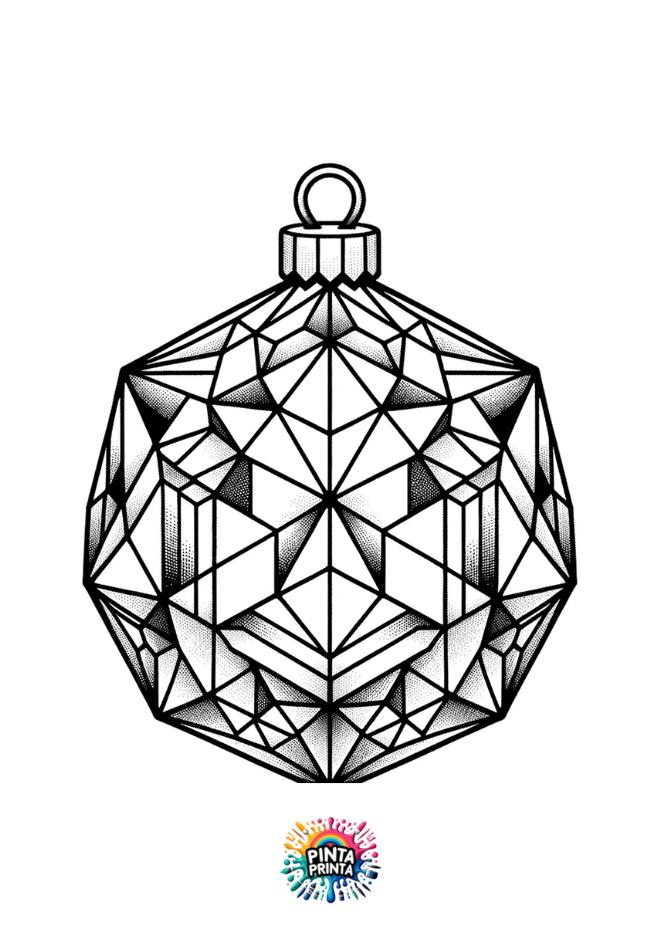 bolas de navidad 2 para colorear