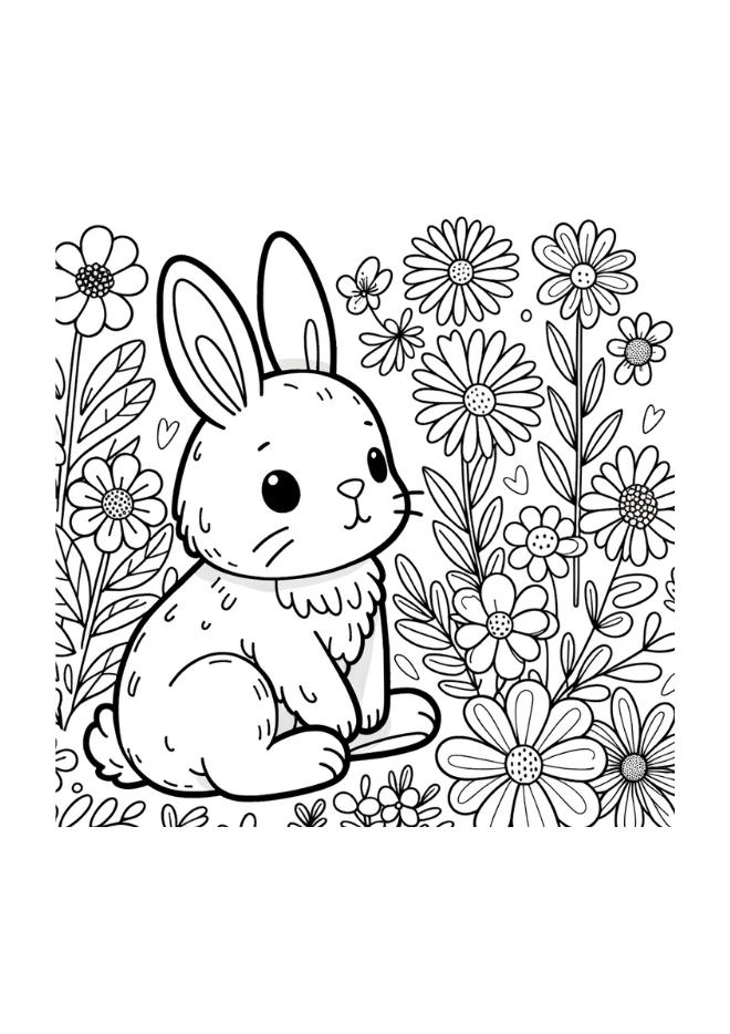 conejo2 para colorear