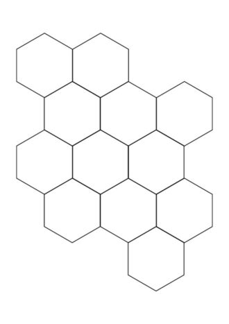 hexagono1 para colorear