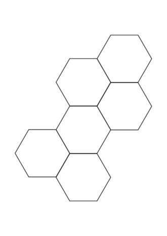 hexagono3 para colorear