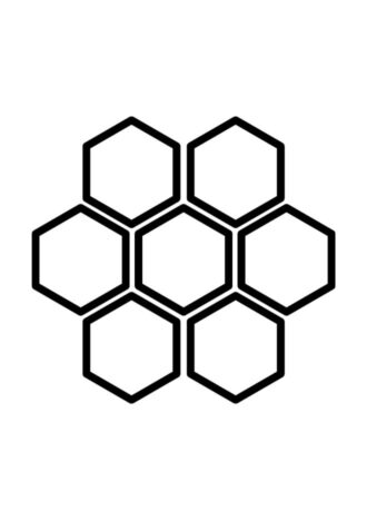 hexagono4 para colorear