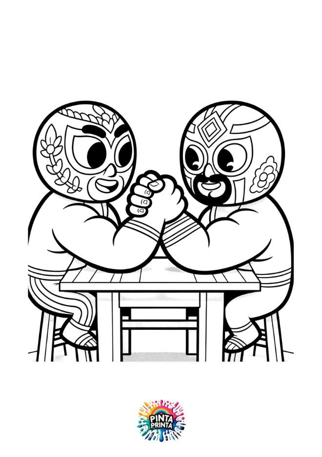 Dibujos De Lucha Libre Para Colorear Dale Color Ahora Dibujos De Lucha Libre Para Colorear Dale Color Ahora