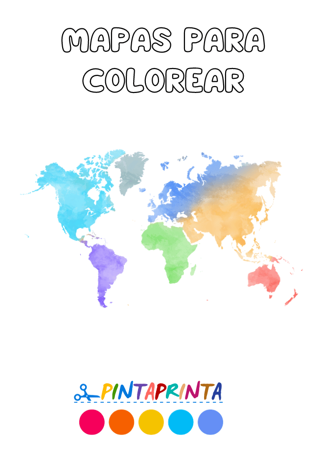 mapas para colorear