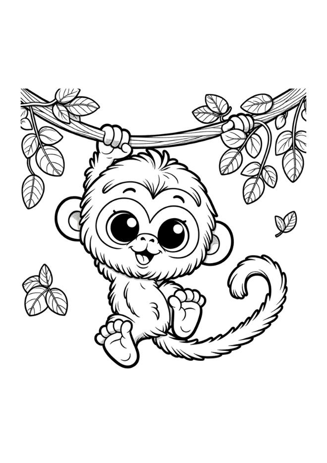 🎨 Dibujos De Monos Para Colorear ¡dale Color Ahora 9501