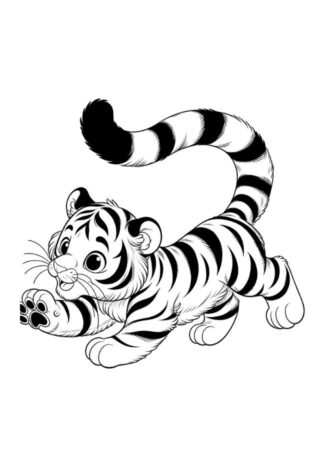 tigre5 para colorear