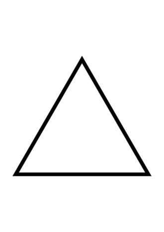 Triángulos para colorear