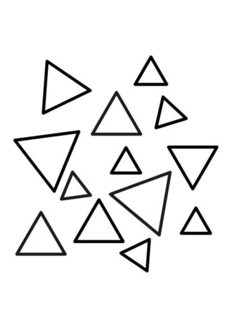 triangulo7 para colorear